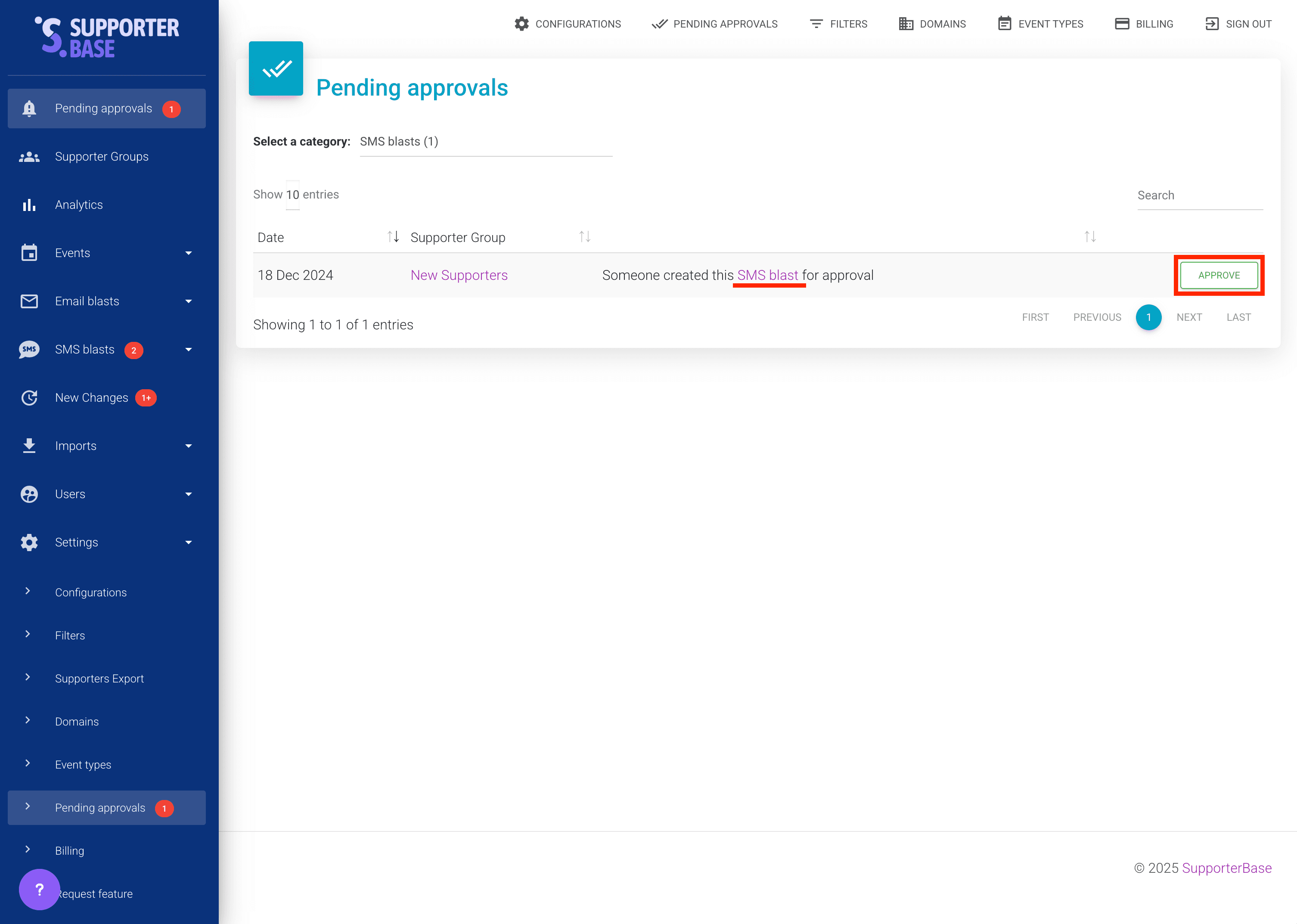 Mailers configuration
